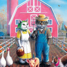 Puzzle - Art puzzle - Rolnicy